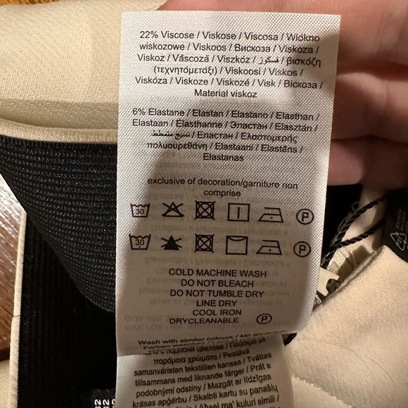 NWT VERO MODA High Rise Straight Leg Pant - Picture 7 of 7